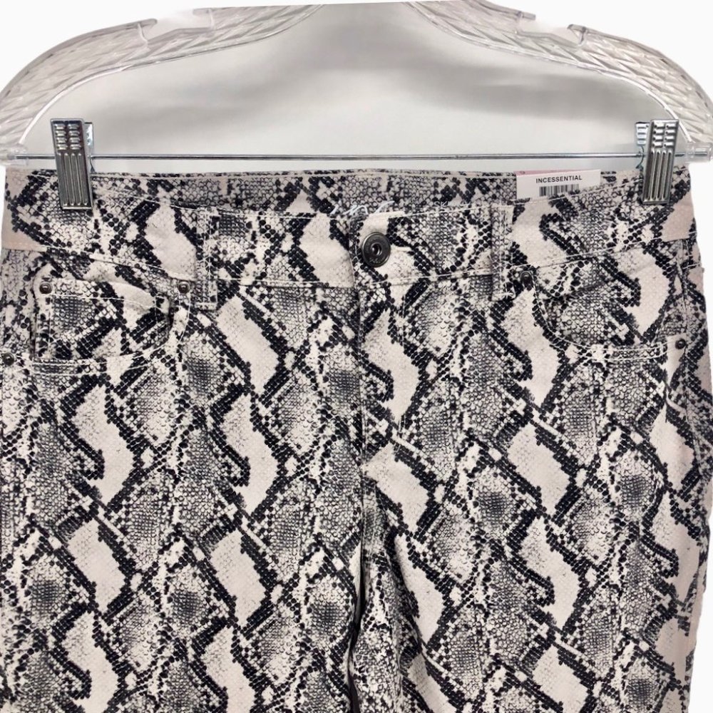 Inc Incessential Python Snake Print Skinny Jeans … - image 4